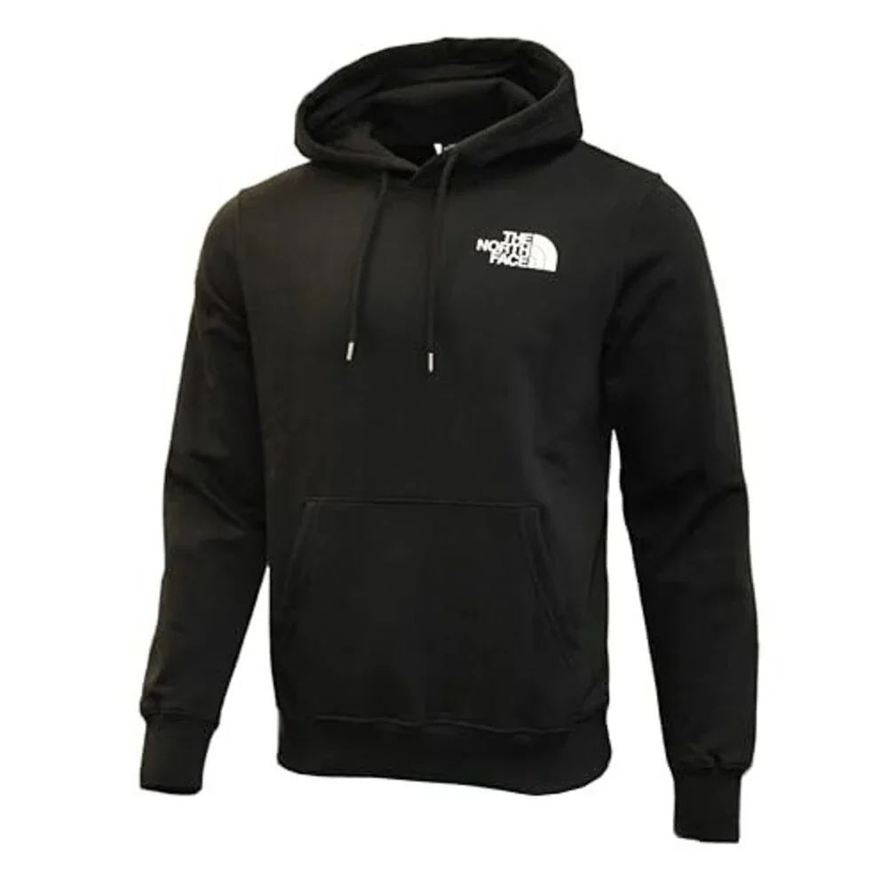The North Face Novelty Hoodie Men's Black White Graphic Print Pullover SGN1505